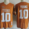 Texas Longhorns #10 Vince Young College Football Jersey