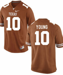 Texas Longhorns #10 Vince Young College Football Jersey Orange