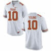 Texas Longhorns #10 Vince Young College Football Jersey White 1