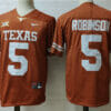 Texas Longhorns #5 Robinson Jersey College Football