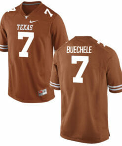 Texas Longhorns #7 Shane Buechele College Football Jersey Dark Orange