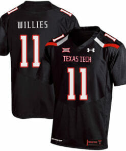 Texas Tech #11 Derrick Willies NCAA College Football Jersey Black