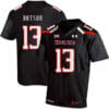 Texas Tech #13 Cameron Batson NCAA College Football Jersey Black 6 Texas Tech #13 Cameron Batson NCAA College Football Jersey Black
