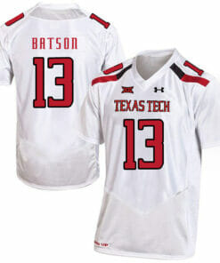 Texas Tech #13 Cameron Batson NCAA College Football Jersey White