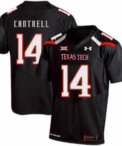 Texas Tech #14 Dylan Cantrell NCAA College Football Jersey Black
