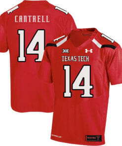 Texas Tech #14 Dylan Cantrell NCAA College Football Jersey Red