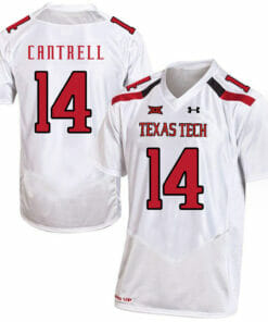 Texas Tech #14 Dylan Cantrell NCAA College Football Jersey White