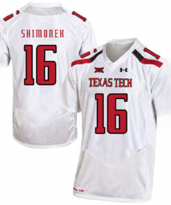 Texas Tech #16 Nic Shimonek NCAA College Football Jersey White