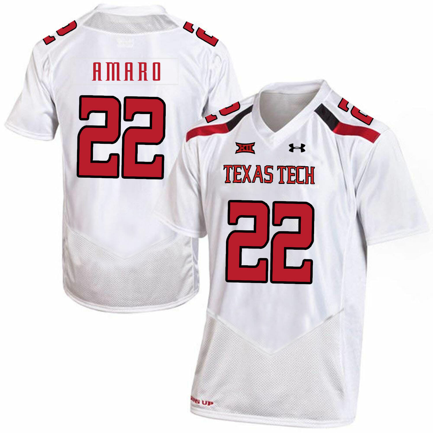 Texas Tech #22 Jace Amaro NCAA College Football Jersey White 1 Texas Tech #22 Jace Amaro NCAA College Football Jersey White