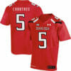 Texas Tech #5 Michael Crabtree NCAA College Football Jersey Red