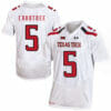 Texas Tech #5 Michael Crabtree NCAA College Football Jersey White