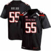 Texas Tech #55 EJ Holub NCAA College Football Jersey Black