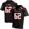 Texas Tech #62 Le'Raven Clark NCAA College Football Jersey Black 6 Texas Tech #62 Le'Raven Clark NCAA College Football Jersey Black
