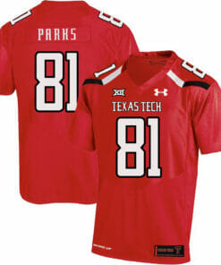 Texas Tech #81 Dave Parks NCAA College Football Jersey Red