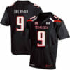 Texas Tech #9 Burning Jackson NCAA College Football Jersey Black