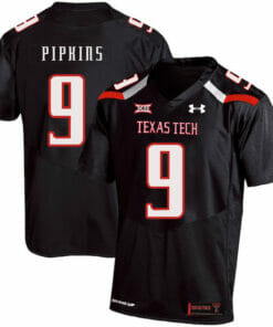 Texas Tech #9 Ondre Pipkins NCAA College Football Jersey Black