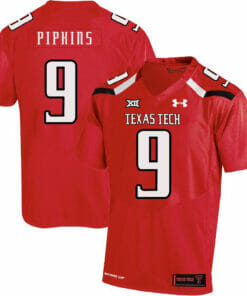 Texas Tech #9 Ondre Pipkins NCAA College Football Jersey Red