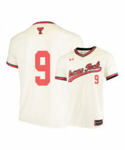Texas Tech Red Raiders 9 Dylan Neuse Cream College Baseball Jersey