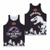 The Lost World Jurassic Park Movie Basketball Jersey Black