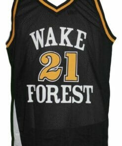 Tim Duncan #21 College Basketball Jersey Sewn Black