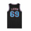 Tune Squad #69 Le pew Morris Basketball Jersey Black 5 Tune Squad 69 Le pew Morris Basketball Jersey Black