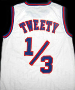 Tweety Bird #13 Tune Squad Space Jam Movie Basketball Jersey White
