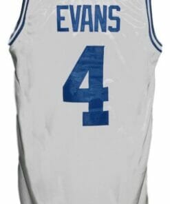 Tyrone Evans #4 Julia Richman HS Basketball Jersey Sewn White