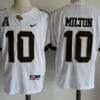 UCF Knights #10 Milton College Football Jersey White