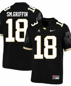 UCF Knights #18 SM.GRIFFIN NCAA College Football Jersey Black