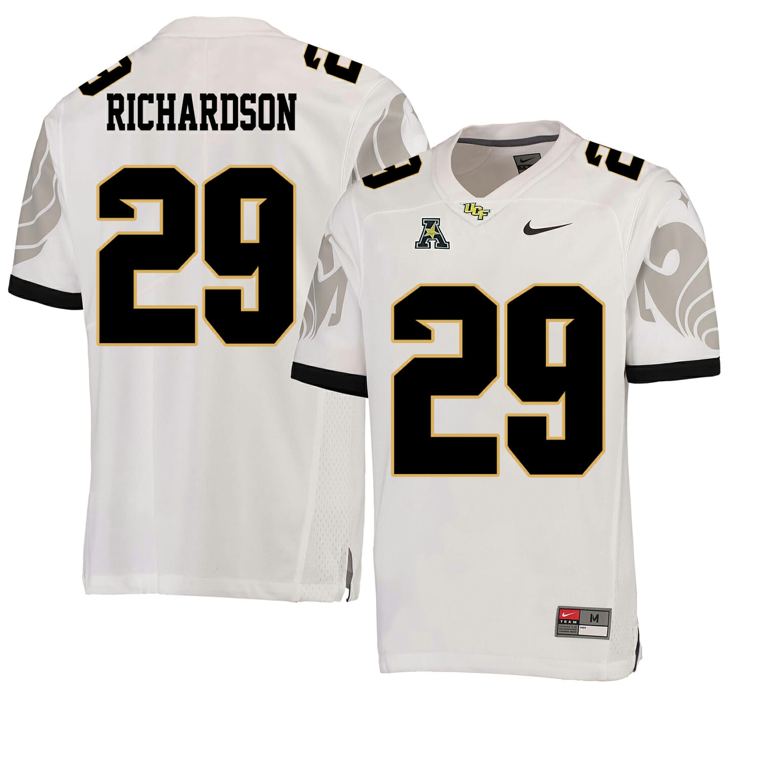UCF Knights #29 Cordarrian Richardson College Football Jersey White 1 UCF Knights #29 Cordarrian Richardson College Football Jersey White