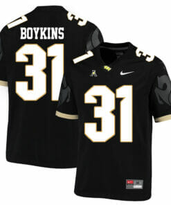 UCF Knights #31 Jeremy Boykins NCAA College Football Jersey Black