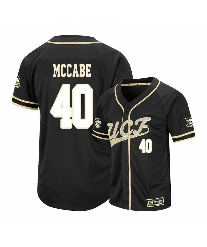 UCF Knights 40 Ben McCabe Black College Baseball Jersey 1 UCF Knights 40 Ben McCabe Black College Baseball Jersey