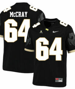 UCF Knights #64 Justin McCray NCAA College Football Jersey Black