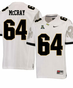 UCF Knights #64 Justin McCray NCAA College Football Jersey White