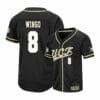 UCF Knights 8 Dalton Wingo Black College Baseball Jersey