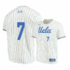 UCLA Bruins 7 JT Schwartz Beige College Baseball Jersey 5 UCLA Bruins 7 JT Schwartz Beige College Baseball Jersey