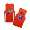 Uncle Drew 34 Harlem Buckets Shaquille ONeal Basketball Jersey Red