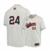 Under Armour Auburn Tigers 24 Conor Davis White Baseball Jersey