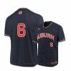 Under Armour Auburn Tigers 6 Matt Scheffler Navy Baseball Jersey