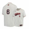 Under Armour Auburn Tigers 6 Matt Scheffler White Baseball Jersey
