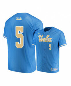 Under Armour UCLA Bruins 5 Garrett Mitchell Blue College Baseball Jersey