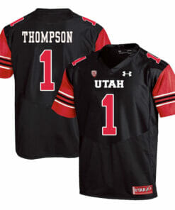 Utah Utes #1 Kendal Thompson NCAA College Football Jersey Black
