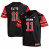 Utah Utes #11 Alex Smith NCAA College Football Jersey Black 6 Utah Utes #11 Alex Smith NCAA College Football Jersey Black