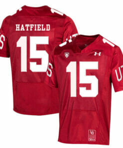 Utah Utes #15 Dominique Hatfield NCAA College Football Jersey Red