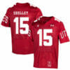 Utah Utes #15 Jason Shelley NCAA College Football Jersey Red