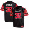 Utah Utes #32 Eric Weddle NCAA College Football Jersey Black