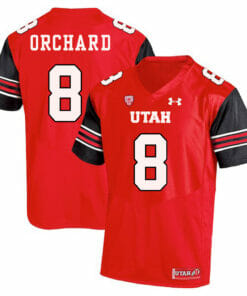 Utah Utes #8 Nate Orchard NCAA College Football Jersey Red