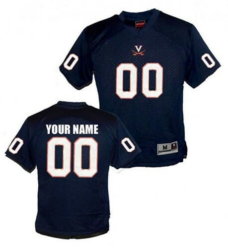 Virginia Cavaliers Custom Jersey Name Number NCAA Navy 1 Virginia Cavaliers Custom Jersey Name Number NCAA Navy