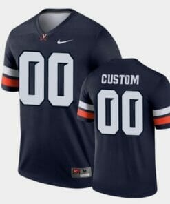 Custom Virginia Cavaliers Jersey Name Number Navy Legend Football