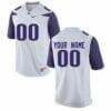 Washington Huskies Custom Jersey Name Number White College Football